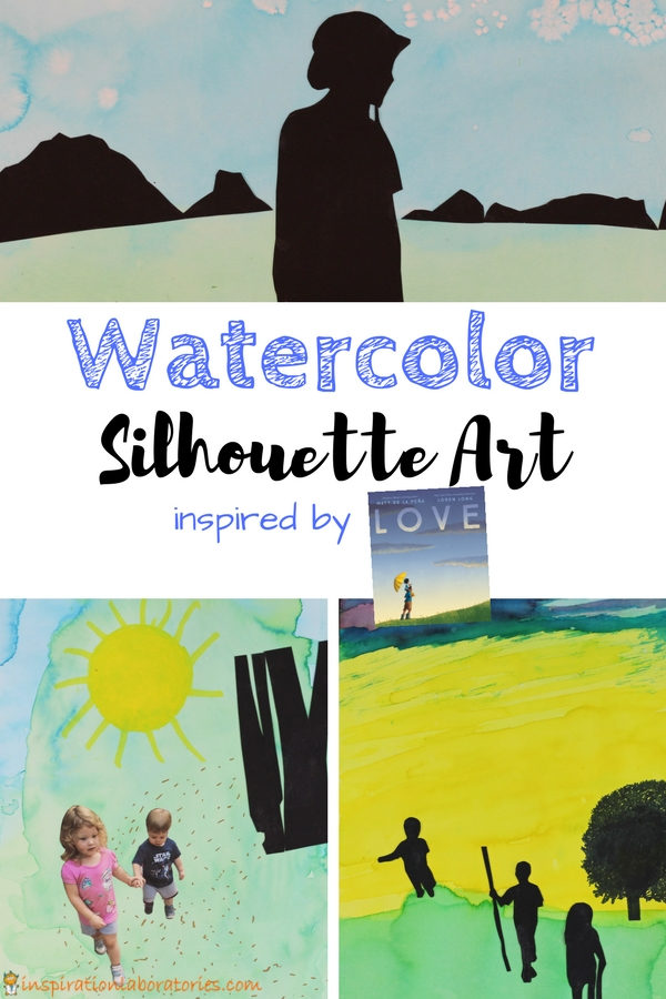 600x900 Watercolor Silhouette Art Inspired By Love By Matt De La - Watercolor Signs