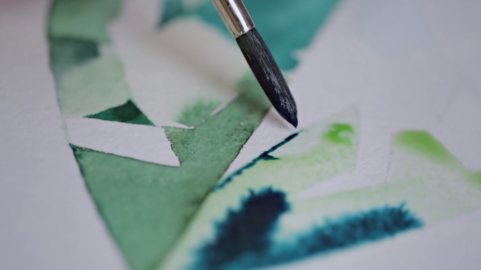 1680x944 Creation Of Watercolor Prints For Digital Printing On A Silk - Watercolor Silk Fabric