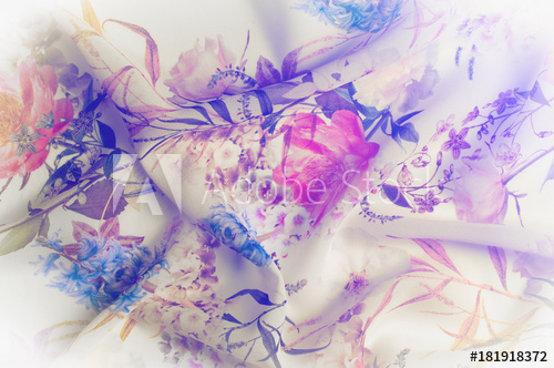 500x332 Texture, Background, Pattern. Silk Fabric. Texture With Pink And - Watercolor Silk Fabric