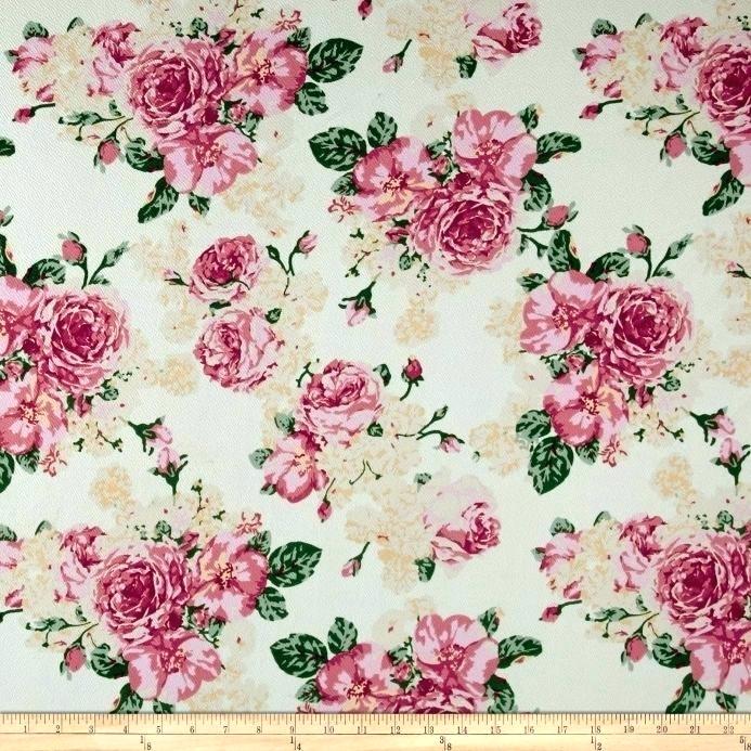 693x693 Watercolor Floral Fabric Bright And Beautiful Watercolor Floral - Watercolor Silk Fabric