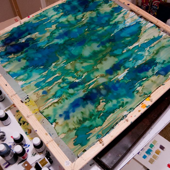 700x700 Inspiration Board Silk Painting - Watercolor Silk Painting