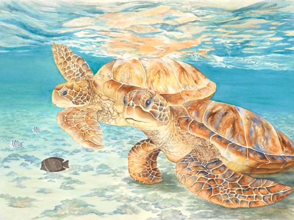 600x450 Nina Major Watercolor Art Amp Silk Painting - Watercolor Silk Painting