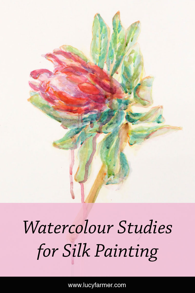 800x1200 The Making Of A Silk Dress Coat - Watercolor Silk Painting