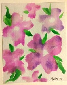 236x300 Watercolor Flowers - Watercolor Simple Flowers
