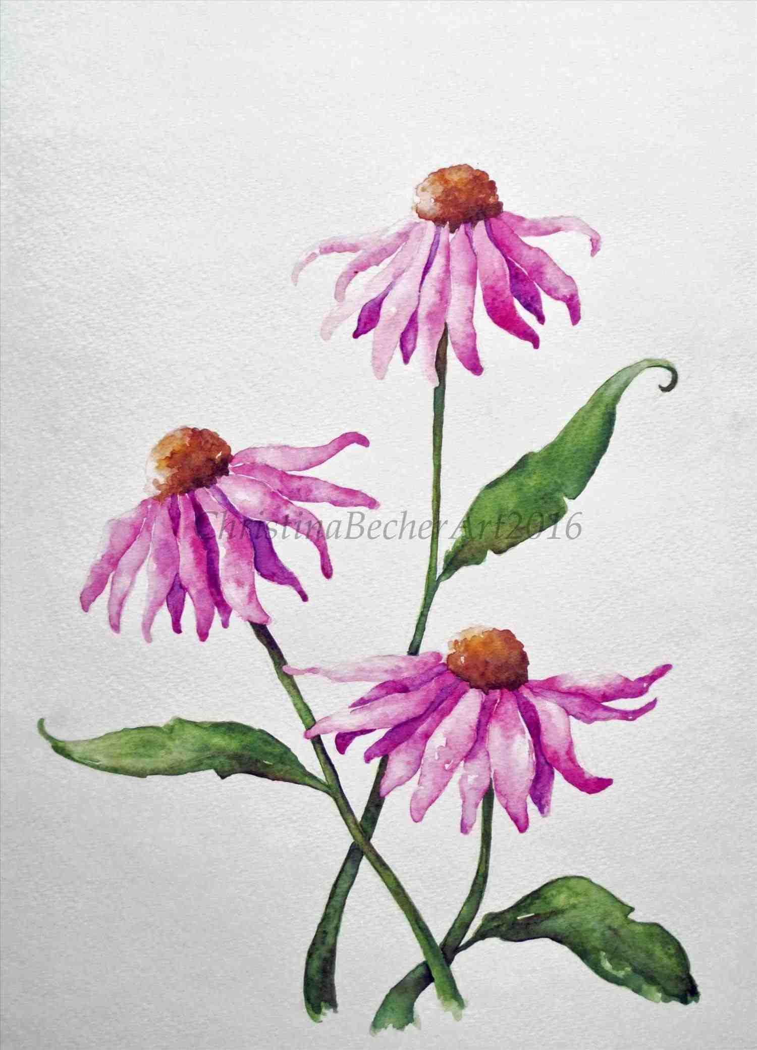1500x2079 Lvl1 Watercolor Tutorial Painting Easy Simple Flowers - Watercolor Simple Flowers