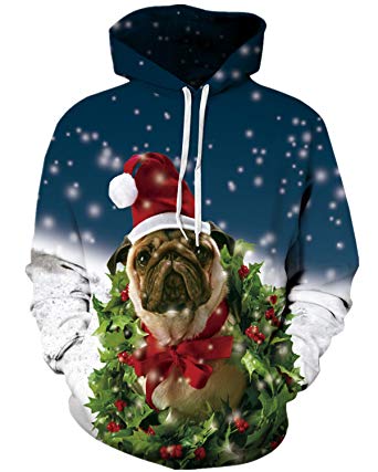 342x427 Enlachic Unisex 3d Rainbow Watercolor Paint Print Pullovers - Watercolor Simulation