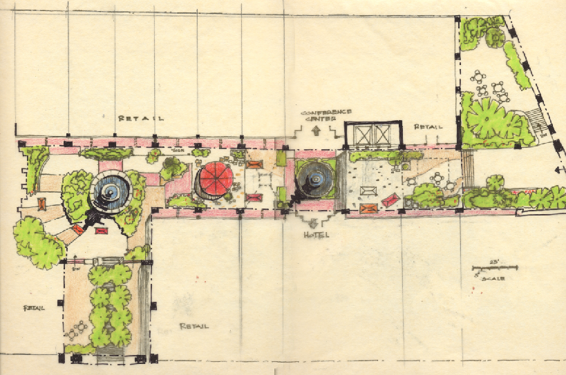 819x543 Bob Moody Moodypaints - Watercolor Site Plan