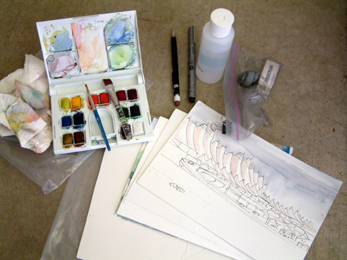500x375 Watercolor Sketching Kits - Watercolor Sketch