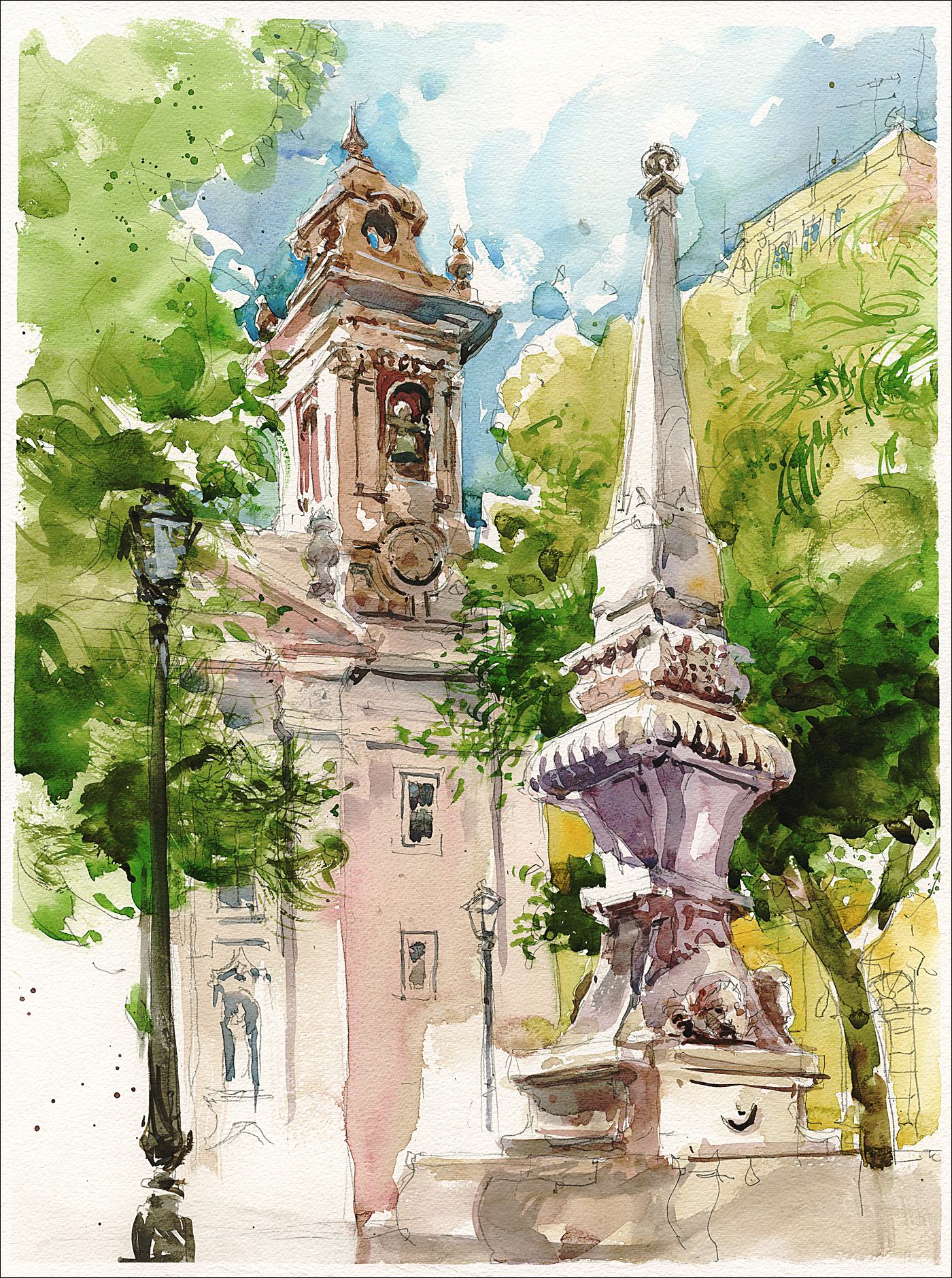 1400x1879 Watercolor Sketches - Watercolor Sketch