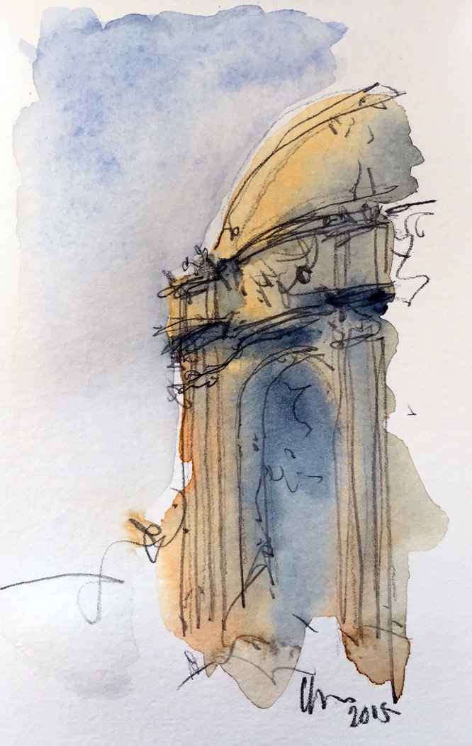 666x1053 Styles Of Rapid Watercolor Sketch Watercolorblast - Watercolor Sketch Pencil