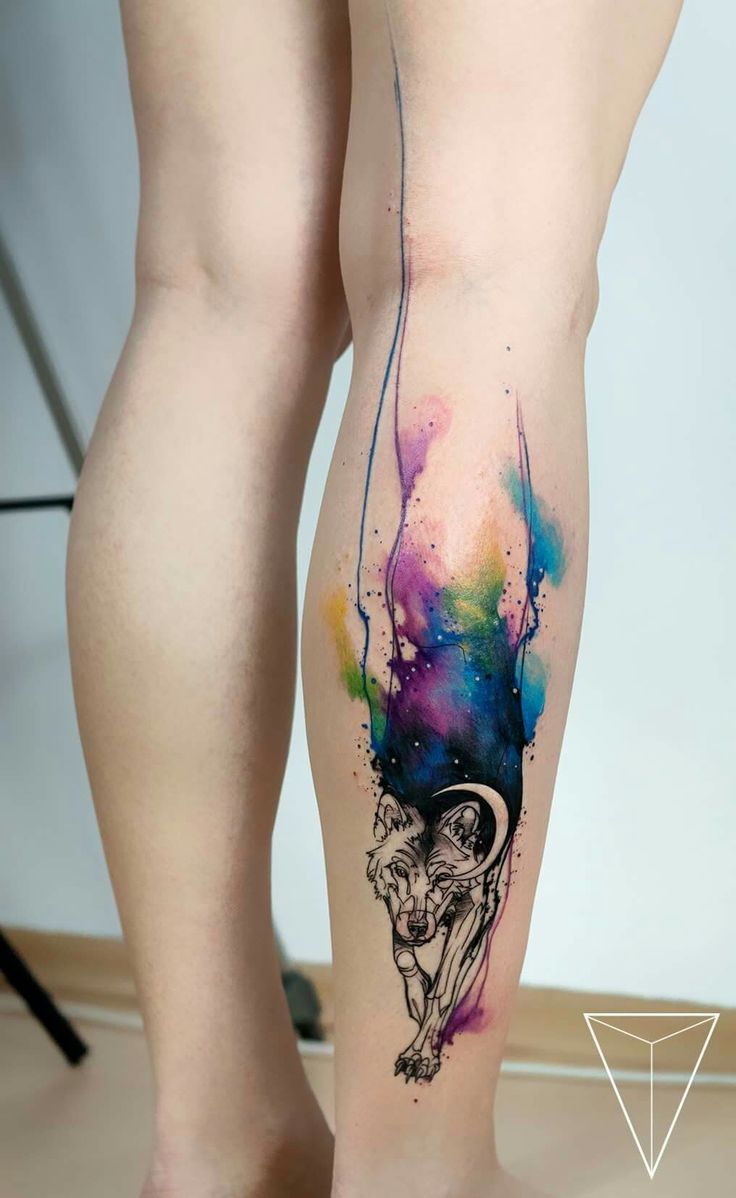 736x1198 Watercolor Tattoo - Watercolor Sketch Tattoo