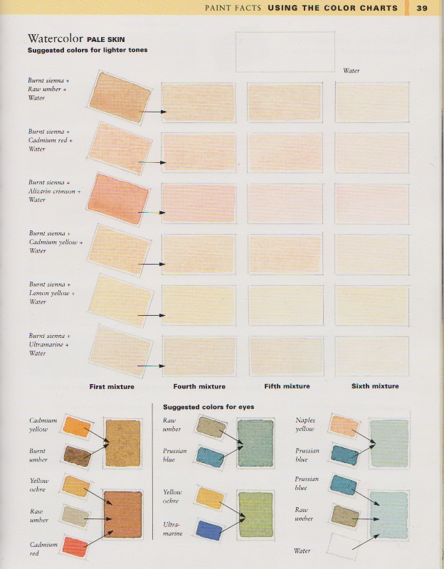 624x800 Pigment Colours For Light Skin Tone. [Archive] - Watercolor Skin Tone