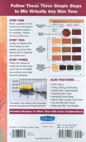 302x500 Color Mixing Recipes For Portraits More Than 500 Color - Watercolor Skin Tone Chart