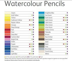 285x240 Derwent Academy Watercolor Pencils, Skintones, Metal - Watercolor Skin Tone Colors