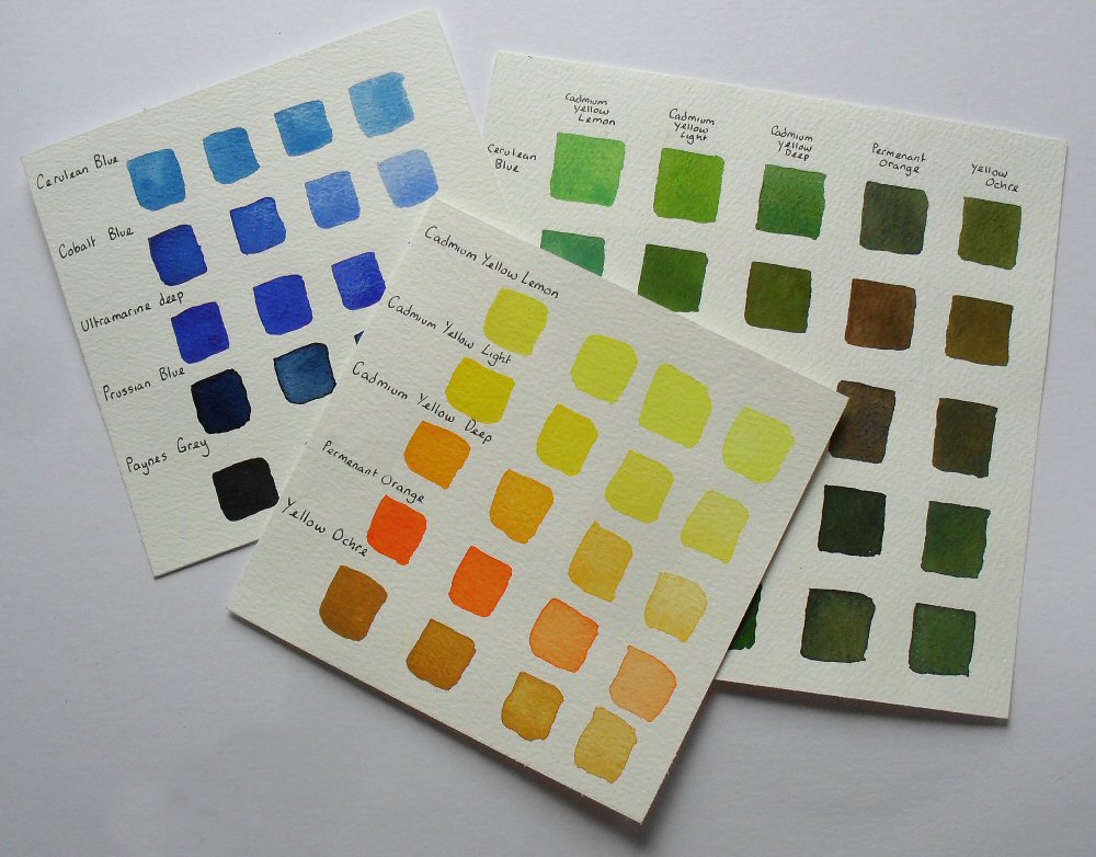 1000x782 Recommended Watercolour Starter Colours To Begin Michele Webber - Watercolor Skin Tone Colors