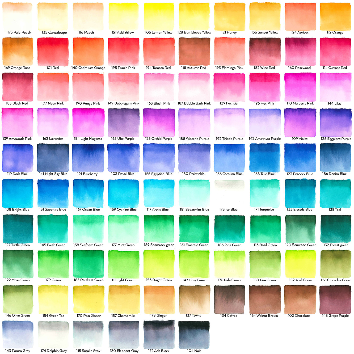 1500x1500 Arteza Real Brush Pens (Set Of 96) - Watercolor Skin Tone Colors