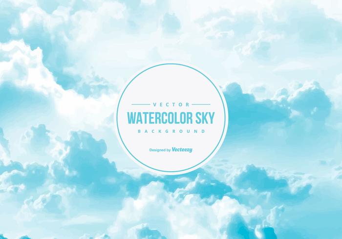 700x490 Watercolor Sky Background - Watercolor Sky