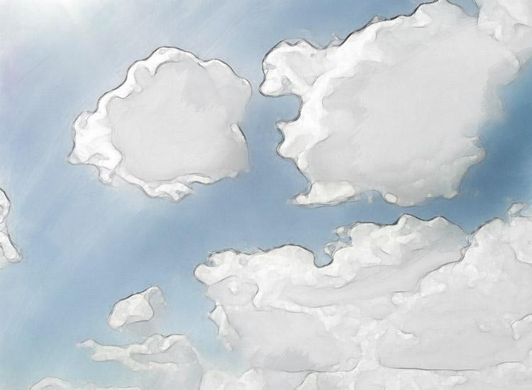 750x550 Watercolor Sky By Lily Azalea - Watercolor Sky