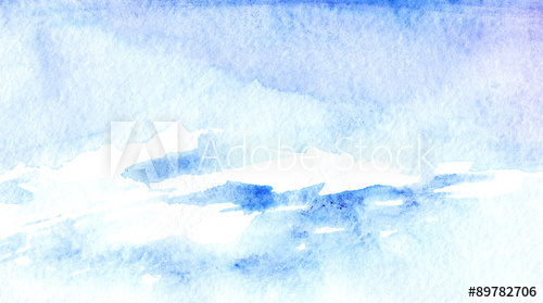 500x279 Watercolor Blue Sky Clouds Texture Background - Watercolor Sky And Clouds