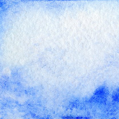 416x416 Watercolor Blue White Sky Clouds Texture Background Premium - Watercolor Sky Background
