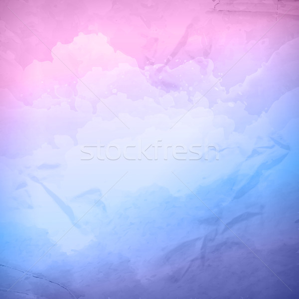 600x600 Watercolor Vector Cloudy Sky Background Vector Illustration - Watercolor Sky Background