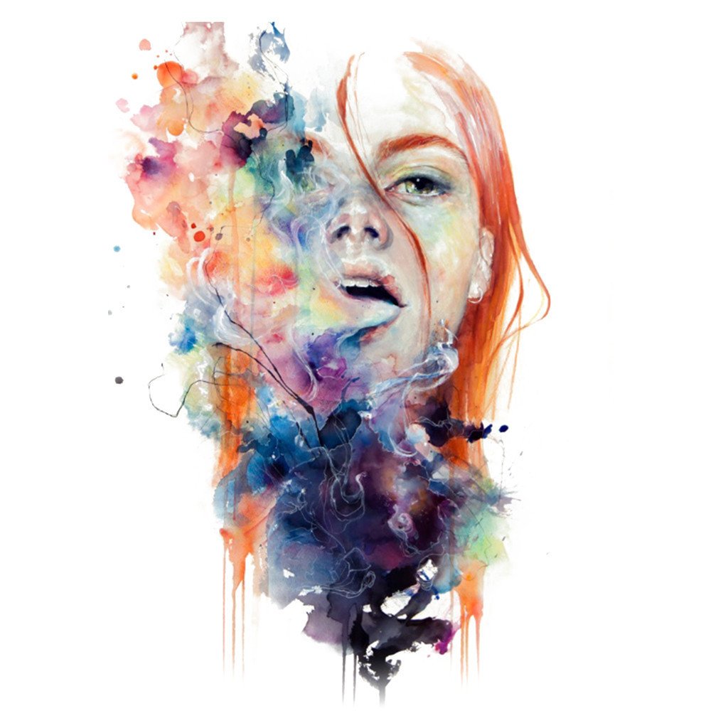 Watercolor Smoke at PaintingValley.com | Explore collection of ...