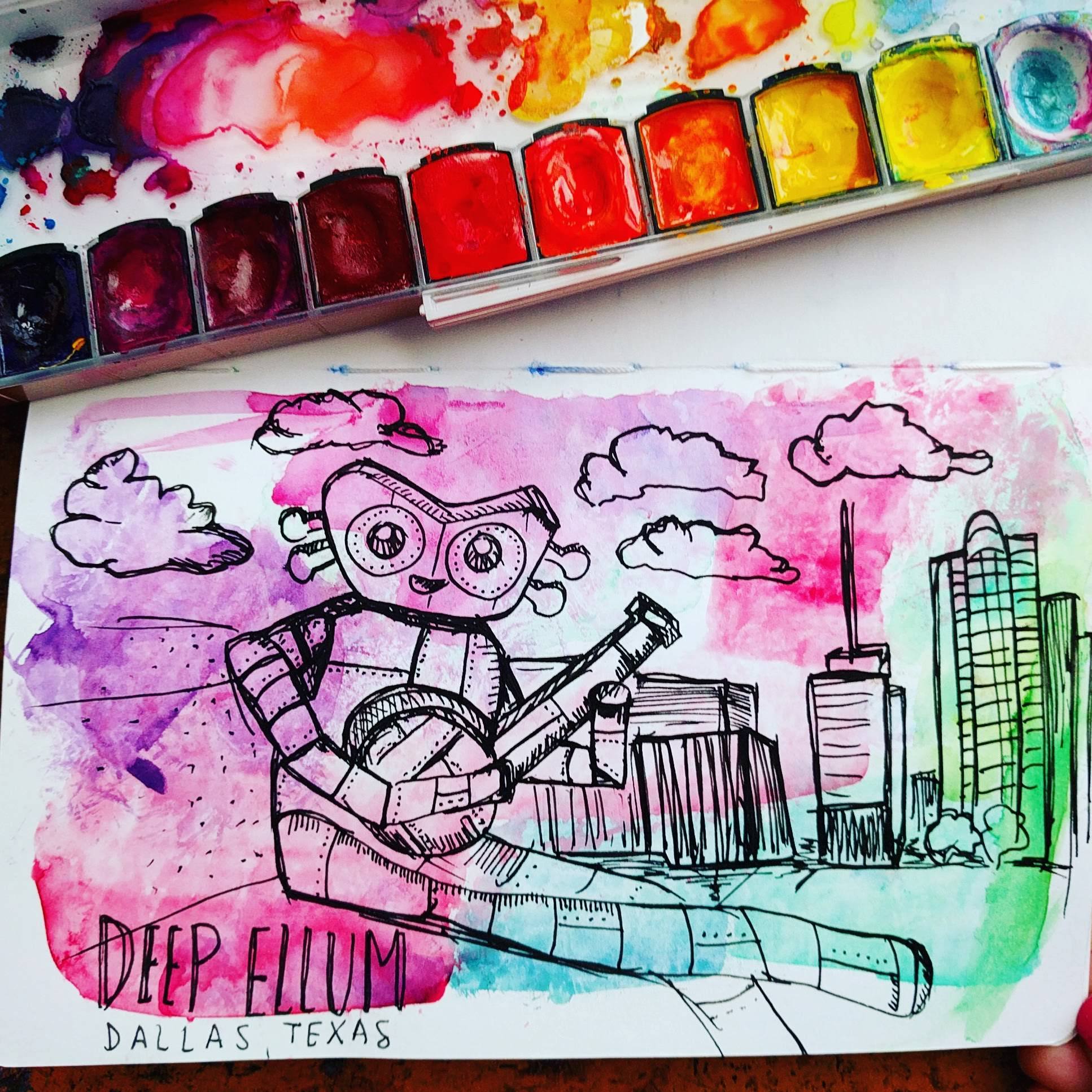 1934x1934 ~ Guest Artist Color Snacks For Your Soul - Watercolor Snacks