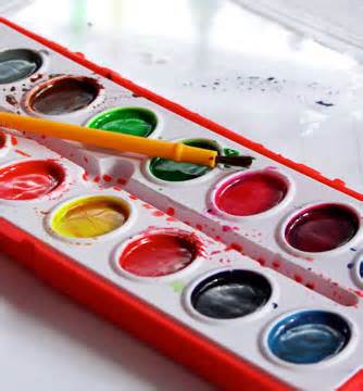 334x360 Drop In Watercolor Art - Watercolor Snacks