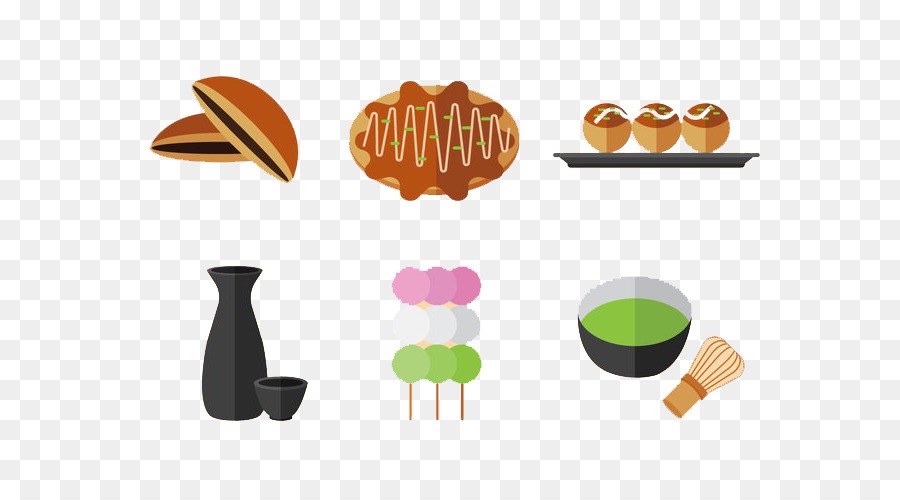 900x500 Japan Watercolor Painting Illustration - Watercolor Snacks