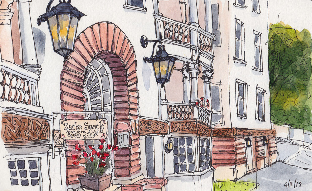 1000x613 Urban Sketchers S.f. Bay Area Seeing Is Believing Or Drawing Is - Watercolor Snacks