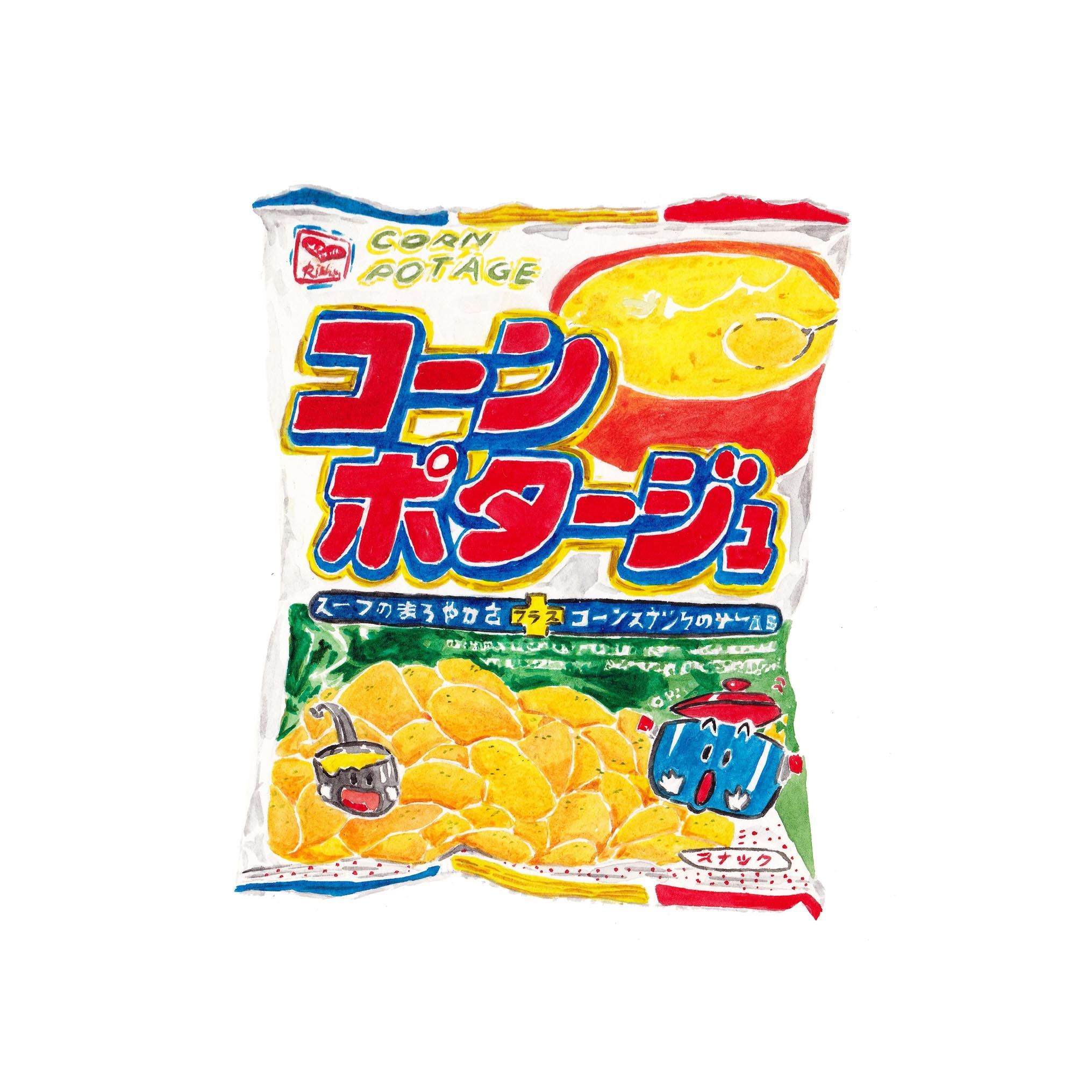 2031x2031 Japan Snack Watercolor My Illustrations - Watercolor Snacks