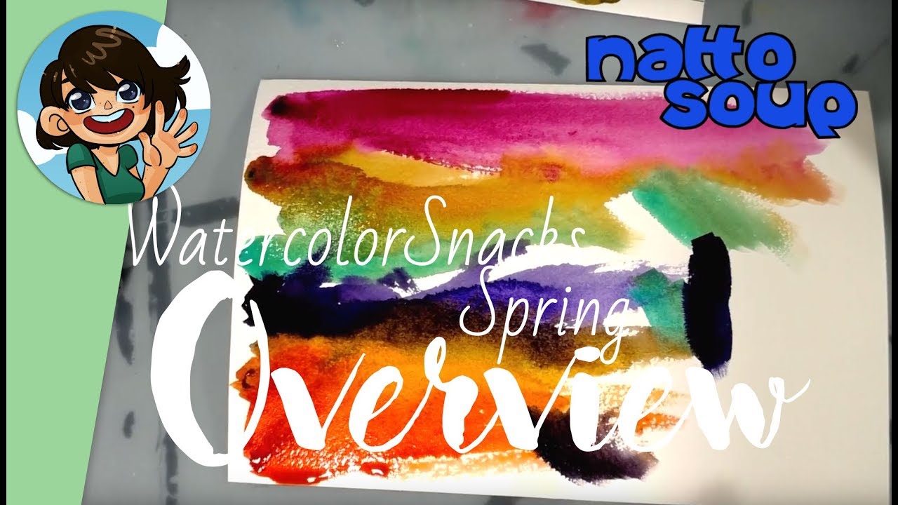 1280x720 Watercolor Snacks Overview - Watercolor Snacks