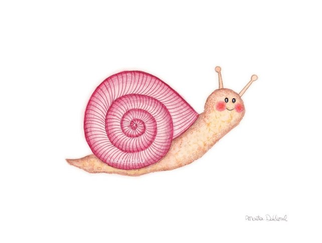 642x484 Snail Nursery Art. Garden Nursery Art Print. Snail Watercolor Etsy - Watercolor Snail