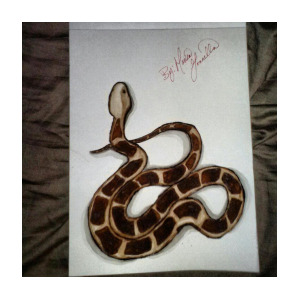 300x300 Watercolor Snake Painting By Marisa Gonnella - Watercolor Snake