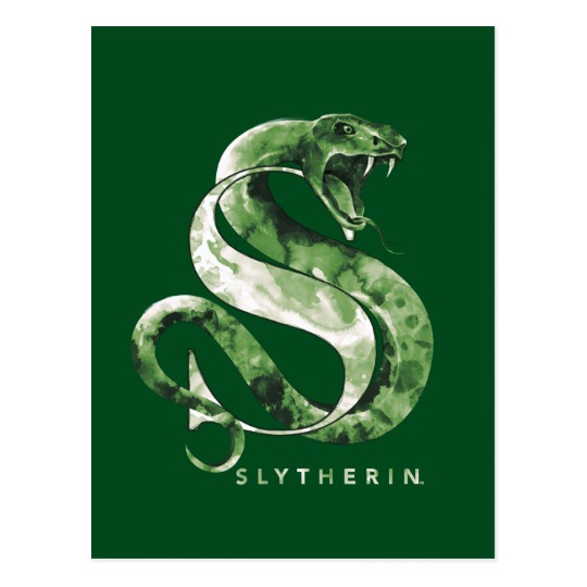 540x540 Harry Potter Snake Watercolor Postcard - Watercolor Snake