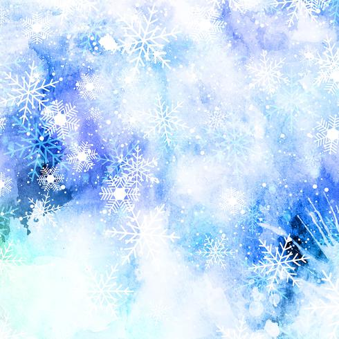 490x490 Watercolor Snowflake Background - Watercolor Snowflake