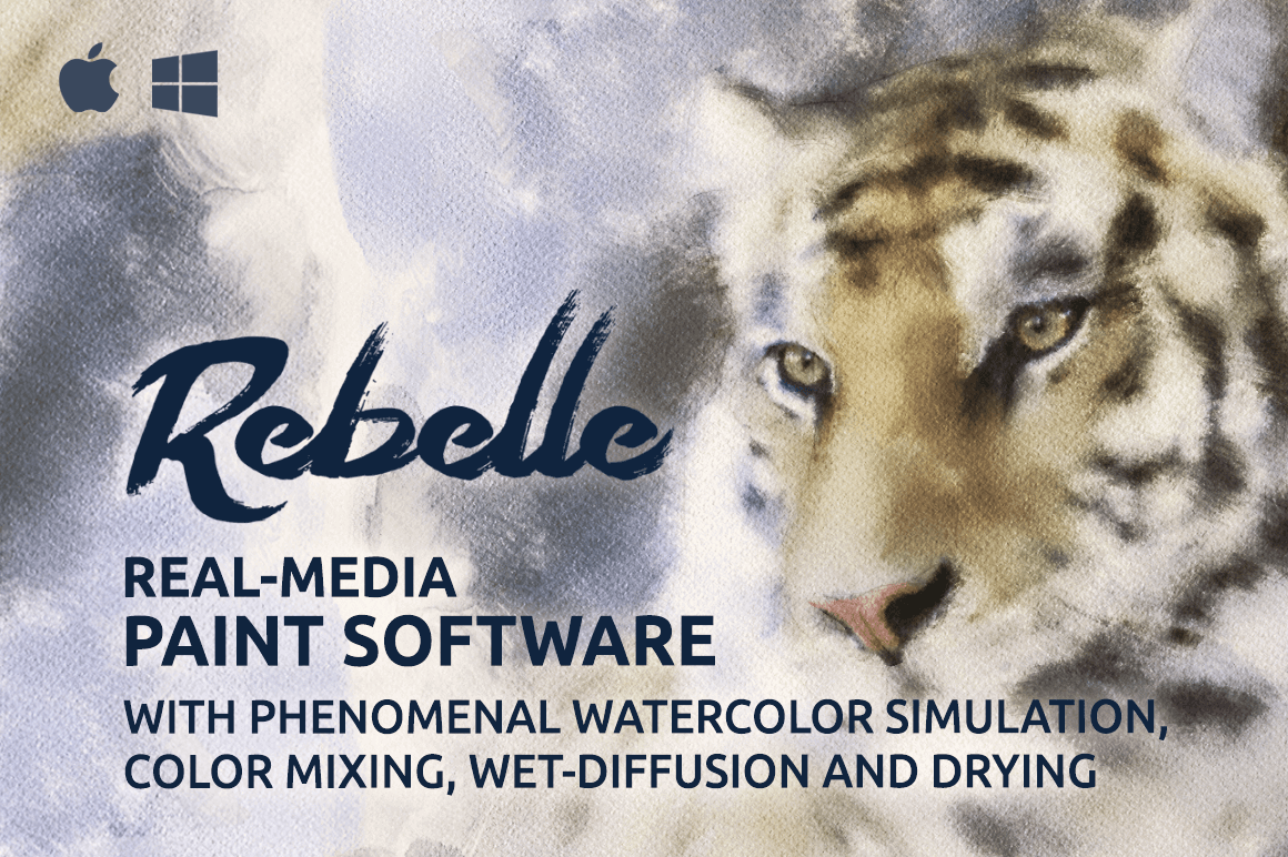 1160x772 Last Day Rebelle Real Media Watercolor And Acrylic Paint Software - Watercolor Software