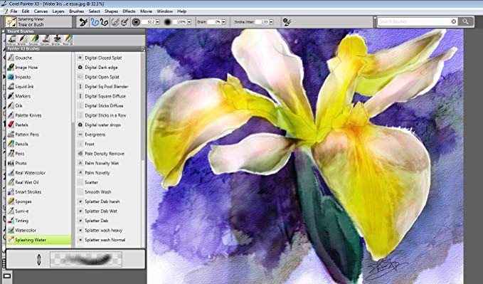 679x399 Corel Painter X3 (Old Version) Software - Watercolor Software