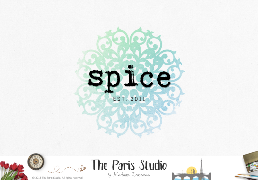 900x626 Watercolor Spa Logo Design - Watercolor Spa