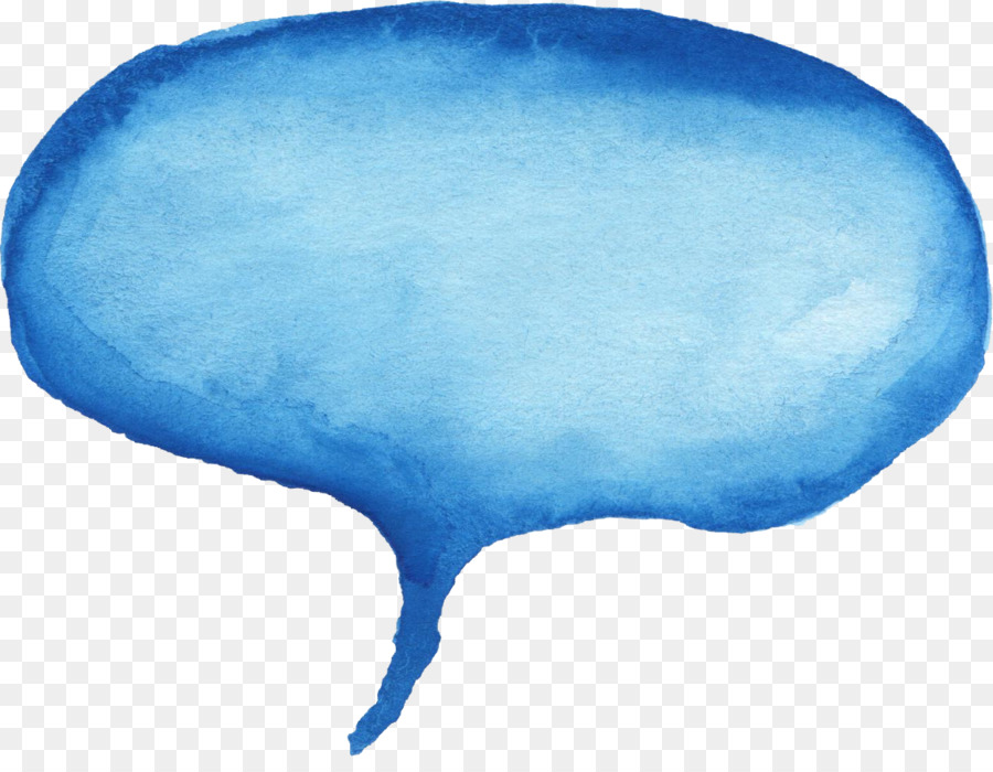 900x700 Speech Balloon Watercolor Painting Comics Bubble - Watercolor Speech Bubble