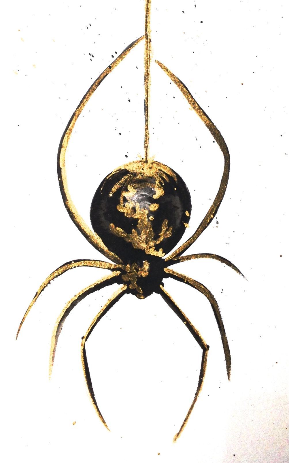 1003x1607 Rezultat S Izobrazhenie Za Watercolor Spider - Watercolor Spider