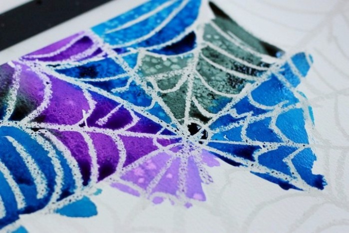 699x467 Spider Web Art Project A Simple (And Beautiful) Watercolor - Watercolor Spider