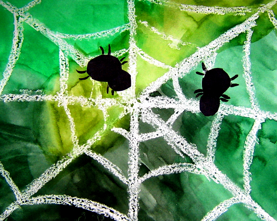 894x712 The Smartteacher Resource Watercolor Webs - Watercolor Spider Web