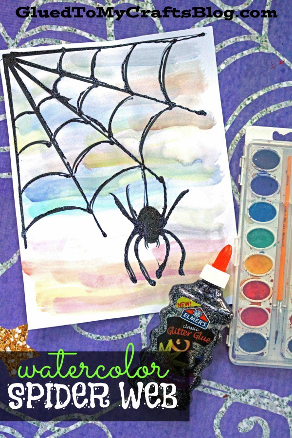 600x900 Watercolor Spider Web - Watercolor Spider Web