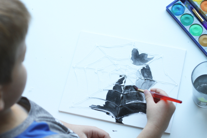 680x453 Watercolor Spider Web Art - Watercolor Spider Web