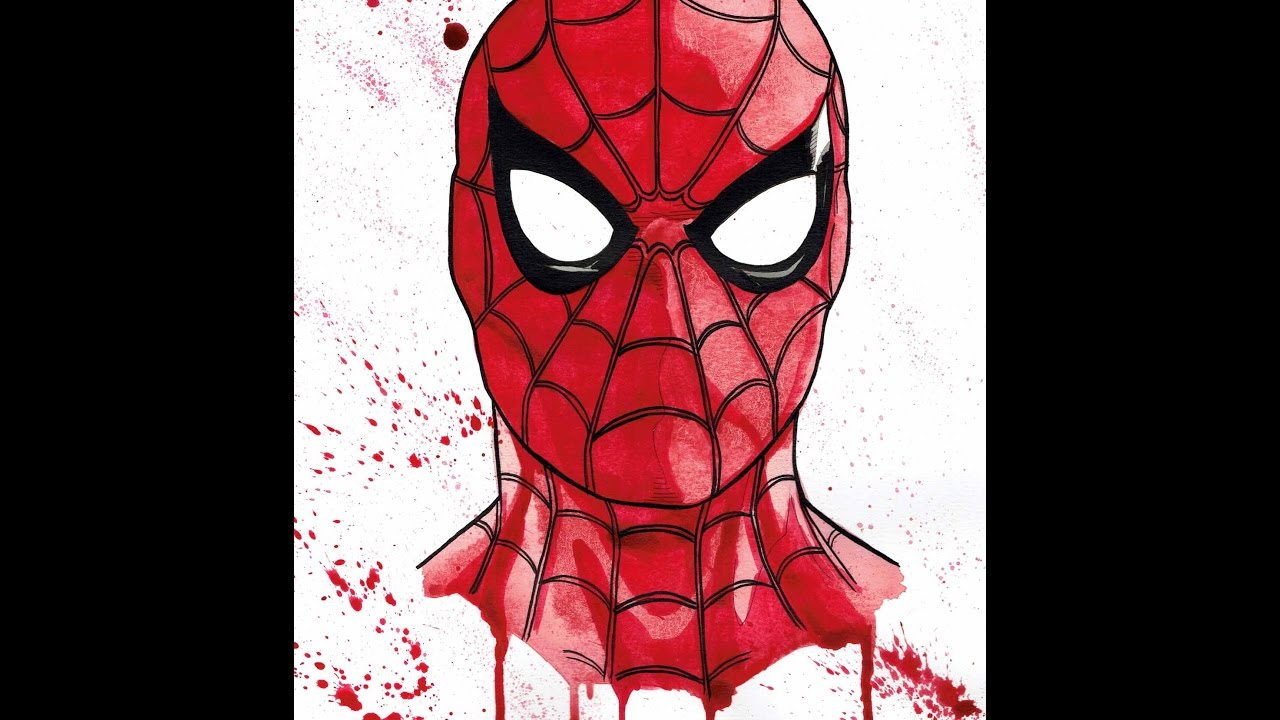 1280x720 Spiderman Splatter A Dredfunn Watercolor Painting - Watercolor Spiderman