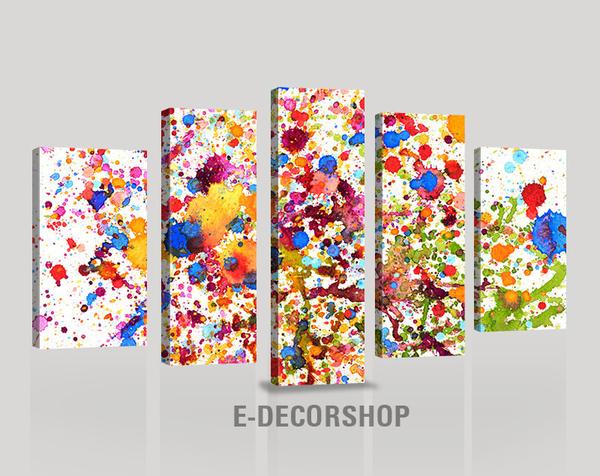 600x476 Canvas Art - Watercolor Splash Art