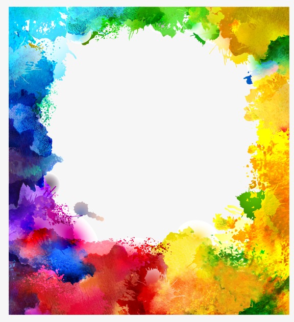 576x631 Splash Watercolor, Multicolor Background Note, Splash Vector Png - Watercolor Splash Background