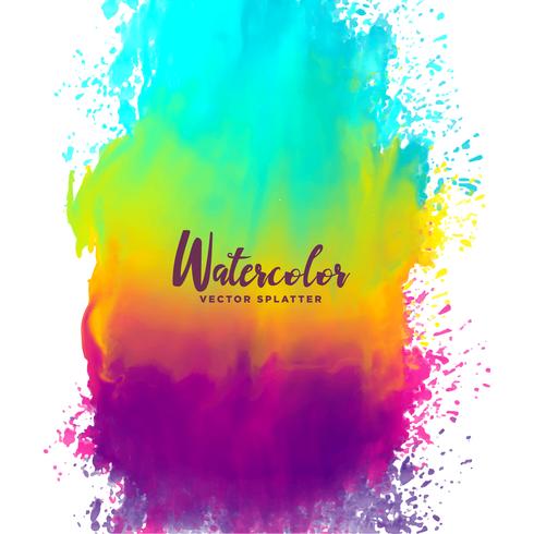 490x490 Rainbow Color Watercolor Splash Stain Background - Watercolor Splash Background