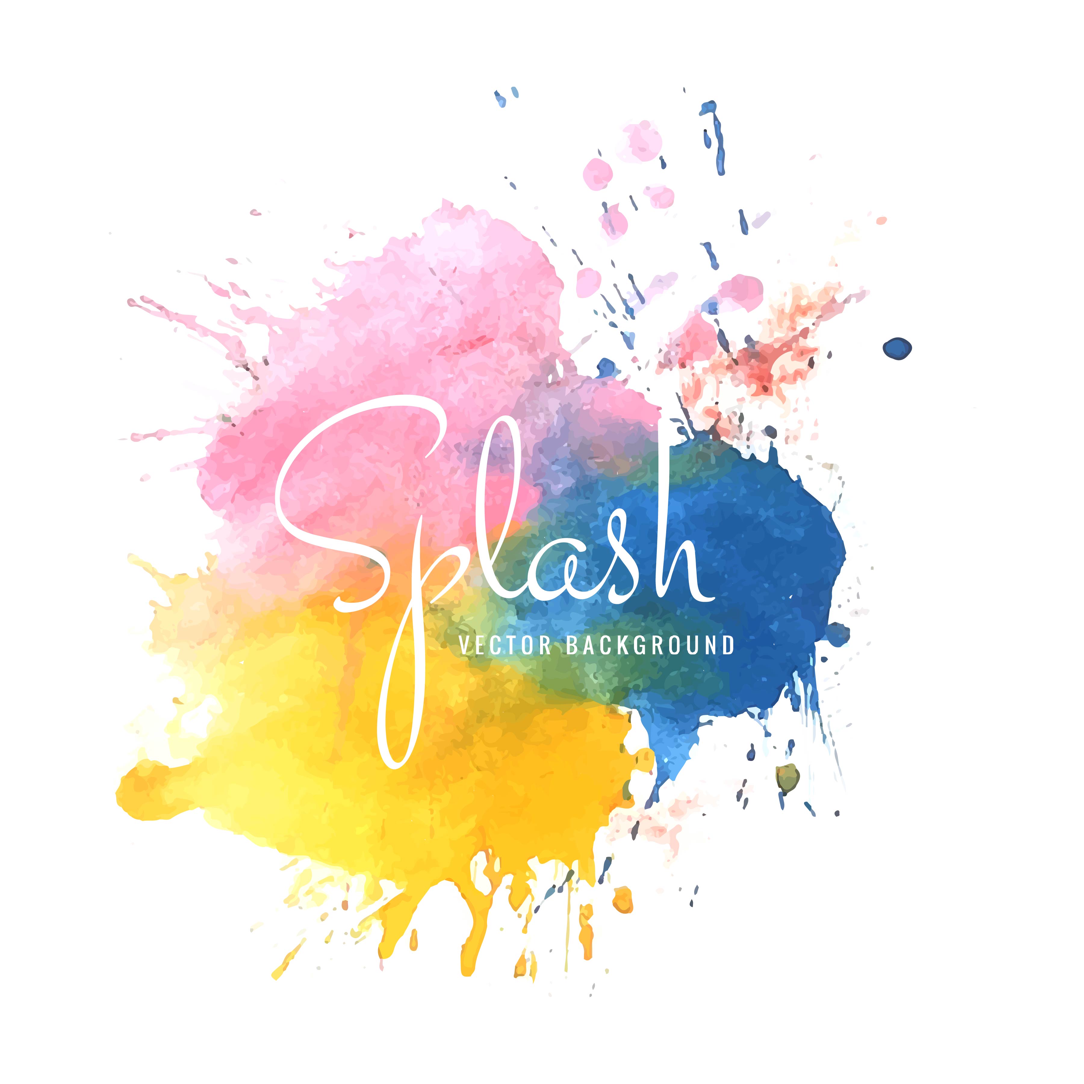 3601x3601 Ink Colorful Splatter Paint Seamless Picturesque Www - Watercolor Splash Free